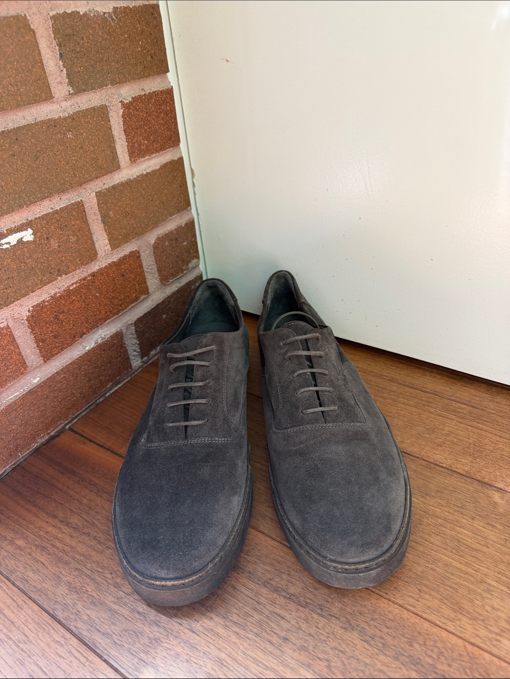 Vince Norris Suede Shoes in Flint grey - Picture 5 of 6